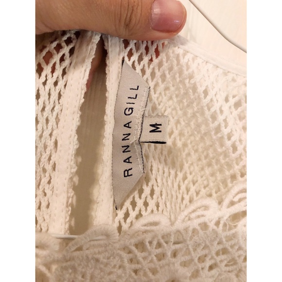 Anthropologie Ranna Gill Mesh Peplum Top - Picture 7 of 7